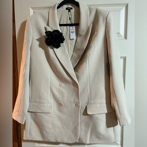 New with tags Express double breasted corsage blazer